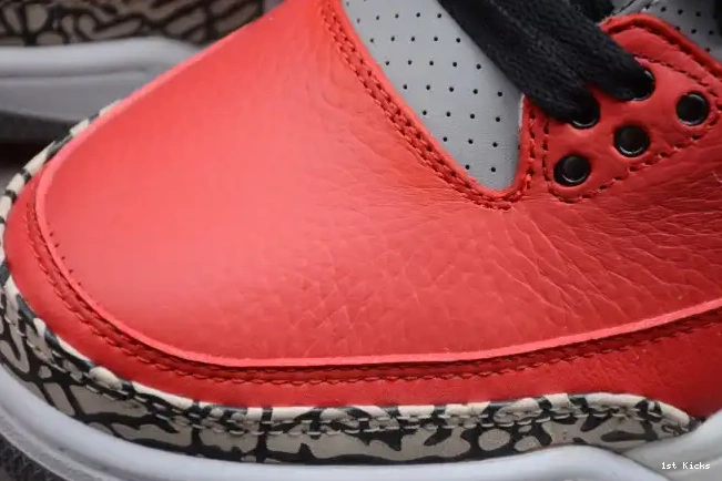 1st Kicks Air Red Jordan 3 Cement CK5692-600 0612